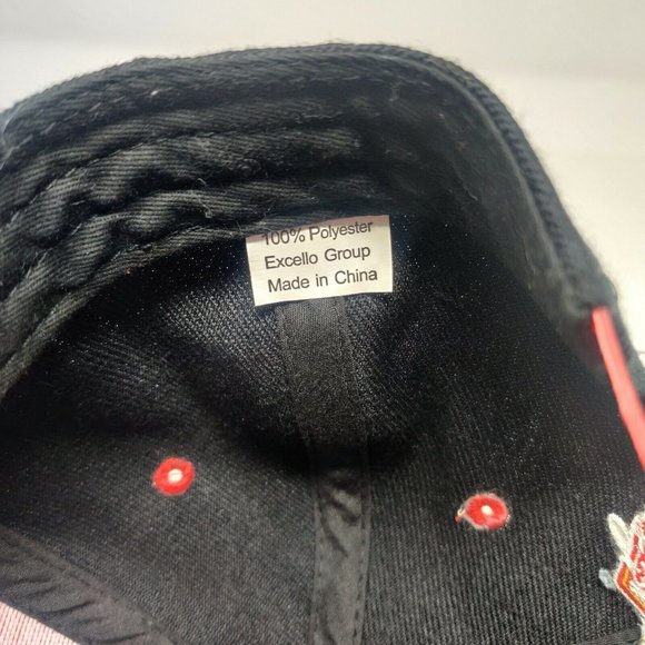 NHL Calgary Flames Budweiser Red Black Hat Cap Baseball Snapback Hockey - Picture 7 of 8